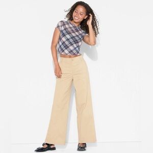 Wild Fable Women's Mid-Rise Chino Pants  Khaki  Size Large